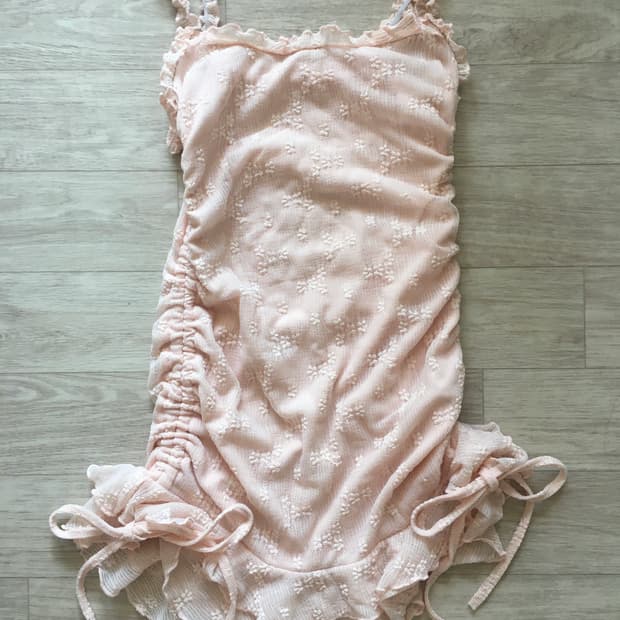 아오이유우 핀터깔 레이스 원피스