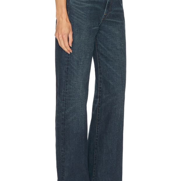 R13 25fw 와이드 레그 데님 진 30