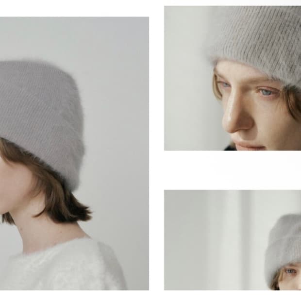 EPINGLER 에핑글러 앙고라 비니 블랙