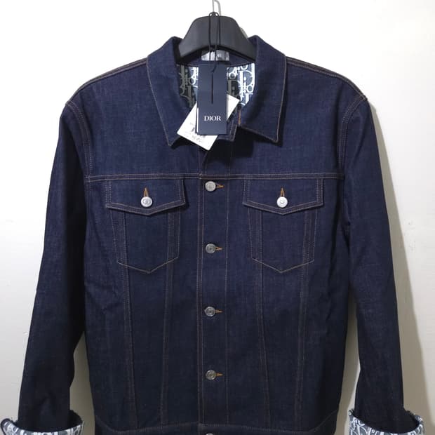 [새상품, 52 Size] 디올 오블리크 데님 청자켓
