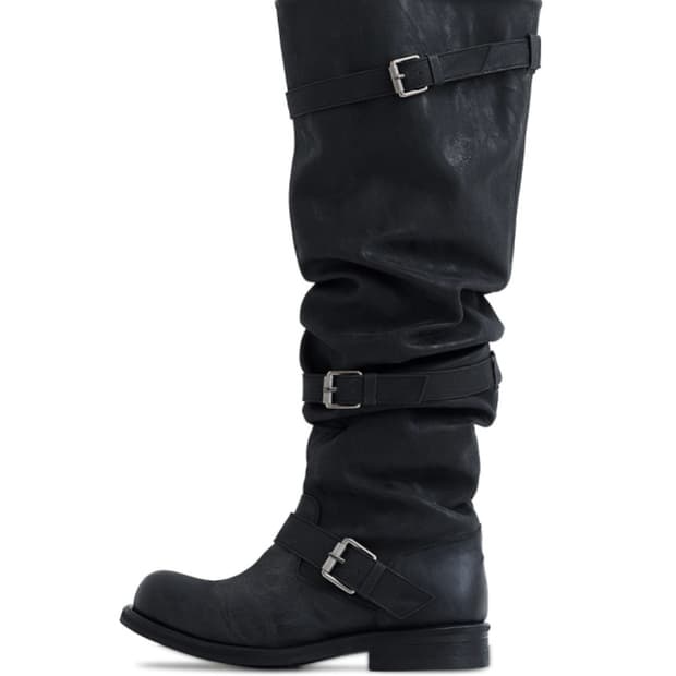 네거티브쓰리 니하이 슬라우치 부츠