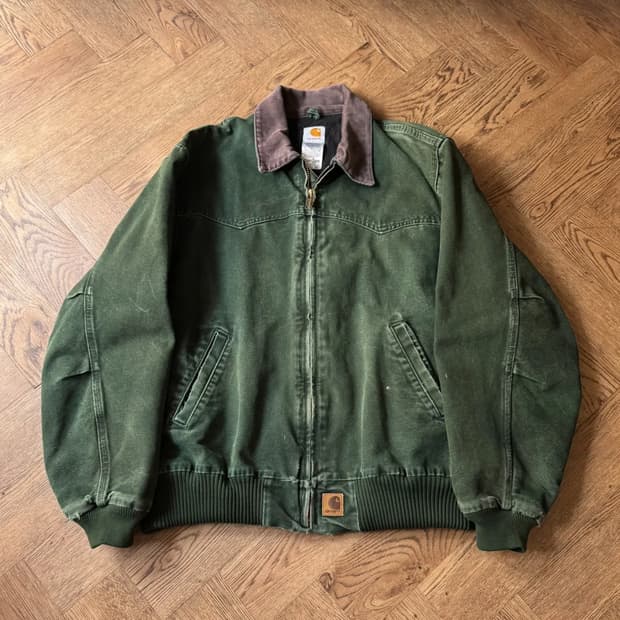 [XL]칼하트 USA J14 SPC 빈티지 워싱 산타페 워크 자켓