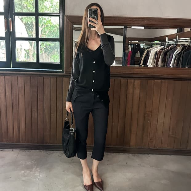 ISSEY MIYAKE capri pants