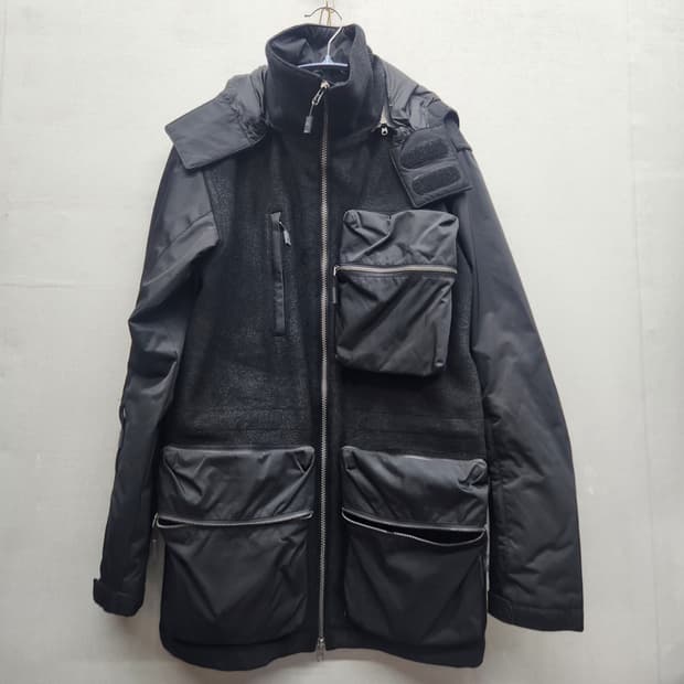 코오롱스포츠 빅 멀티포켓 후드 투웨이 자켓점퍼 95(M) 남여공용