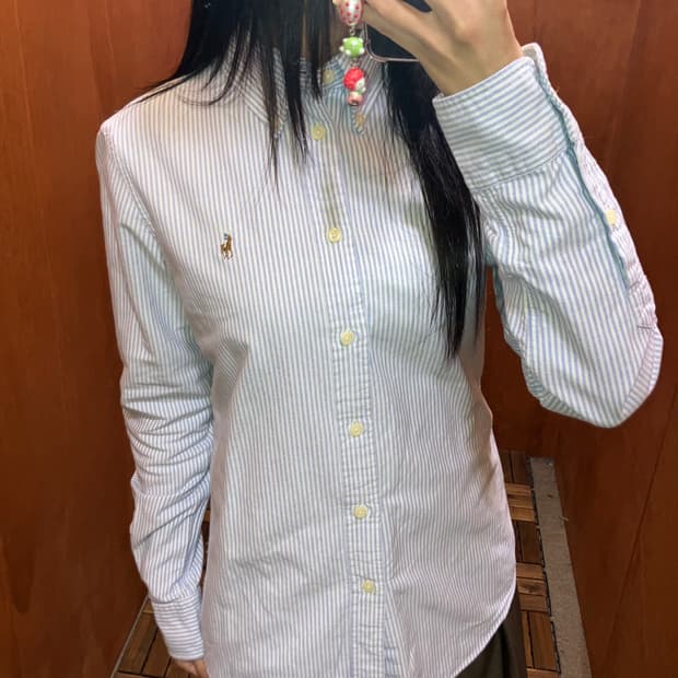 (S) POLO 폴로 랄프로렌 스트라이프 셔츠 커스텀핏