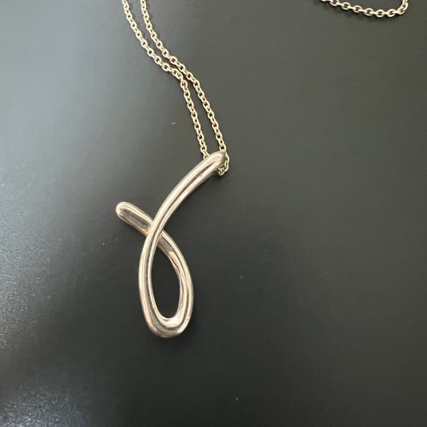 티파니 엘사 퍼레티 알파벳 펜던트 J