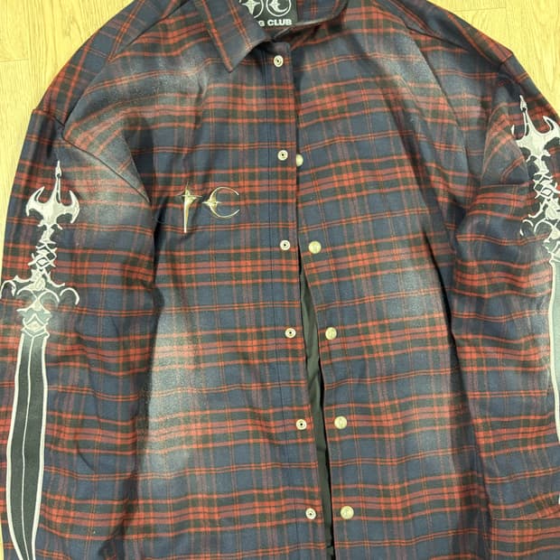 급처) 떠그클럽 아랍소드 플라넬 셔츠 2사이즈