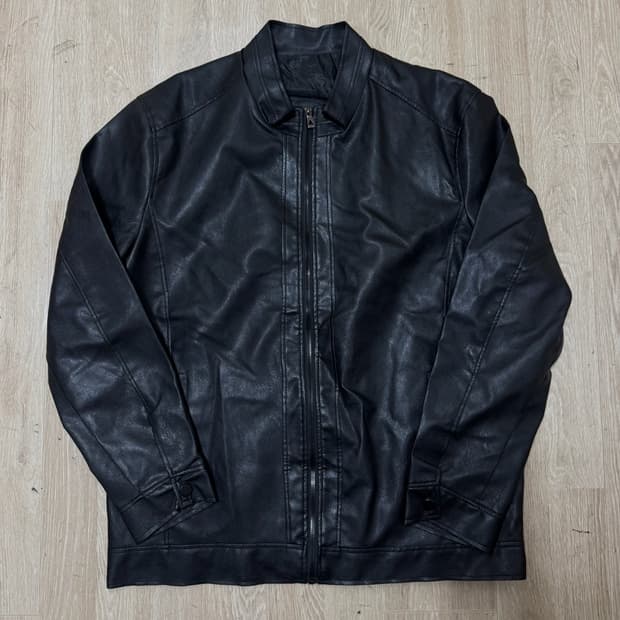 남성 클래식 싱글 라이더 가죽자켓 4XL 