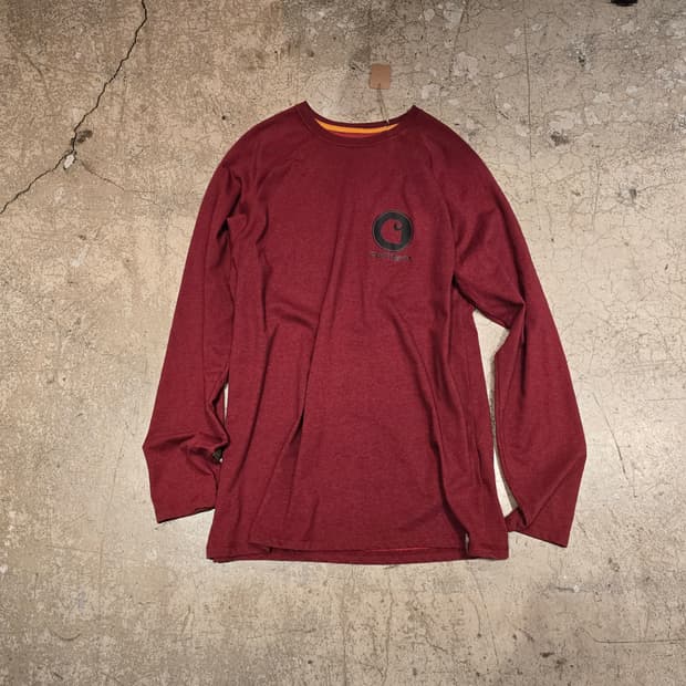 Carhartt  포스 릴렉스 핏 긴팔 티셔츠