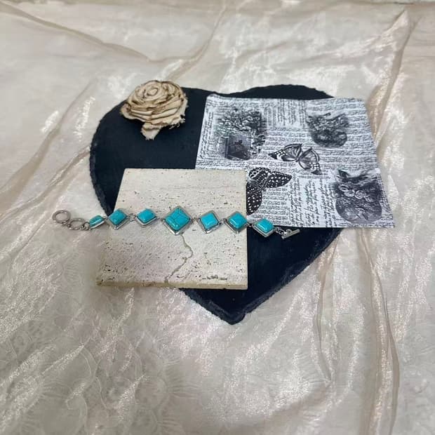 빈티지  터키석 OT고리  팔찌