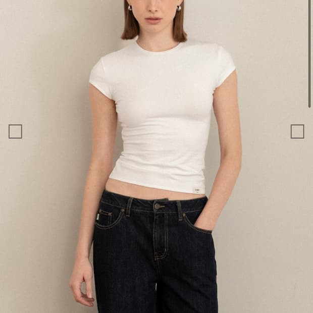 글로니 g slim tee ( white ) 