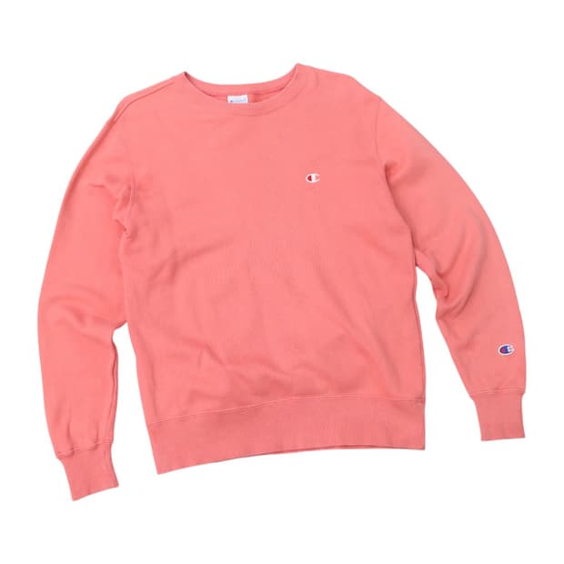 Champion 챔피온 빈티지 C로고 핑크 크루넥 맨투맨 (M)