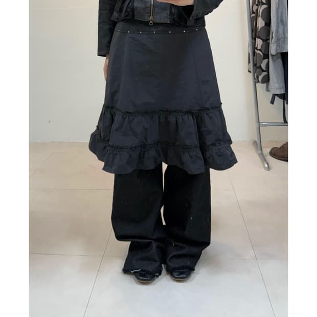 Hiroko koshino 미디 스커트