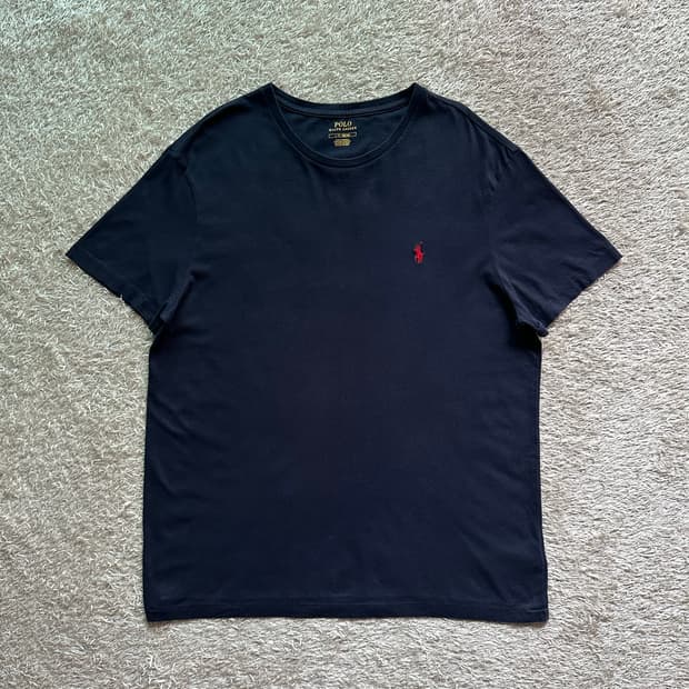 폴로 랄프로렌 POLO 라운드넥 반팔 티셔츠 네이비 L