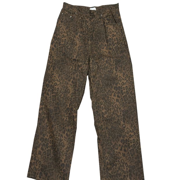 레오파드 팬츠