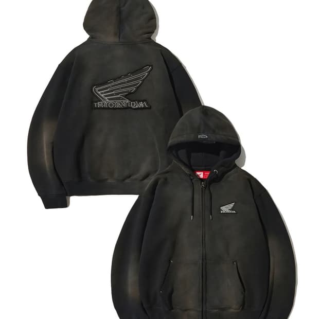 [S] HONDA x PHYPSDEPT 혼다 페이디드 투웨이 후드집업