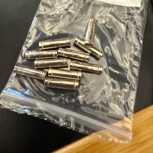 Redman 실버925비즈 롱타입 고로스 디와이용 10개