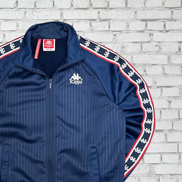 카파 사이드라인 빈티지 네이비 져지 M
