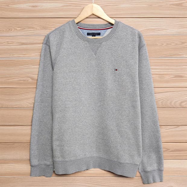 105~110)Tommy 타미힐피거 스웻 맨투맨 그레이