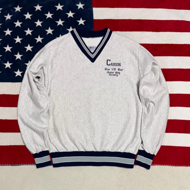 NEFF USA V넥 헤비 스웻셔츠 [L]