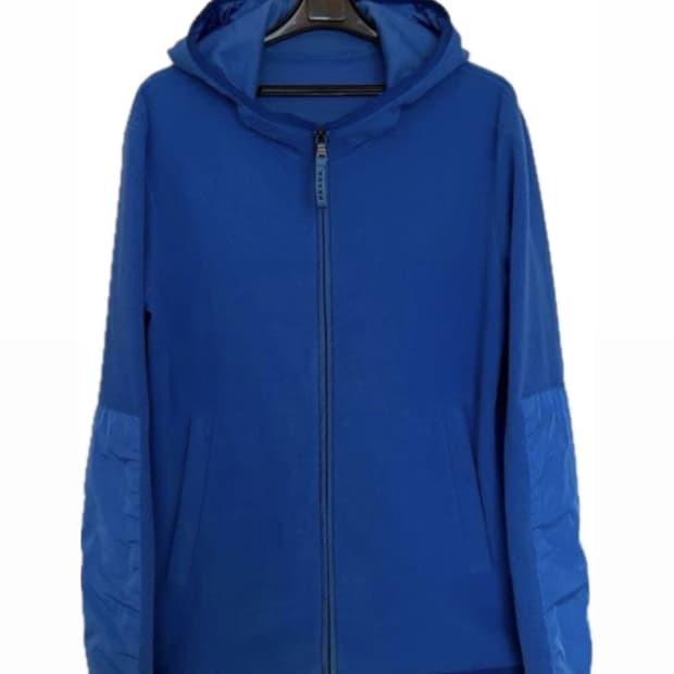 프라다 스포츠 플리스 집업 블루