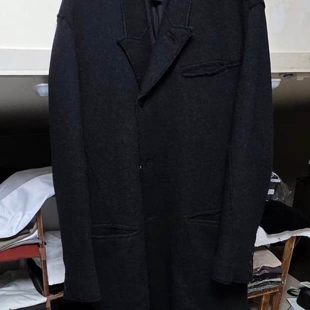 100%양모 트렌짓 코트 s(95)