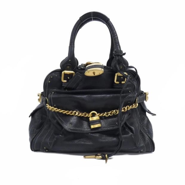 끌로에 패딩턴 블랙 금장 정품