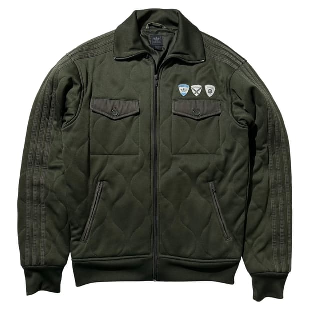 아디다스 퀼팅 트랙탑 자켓