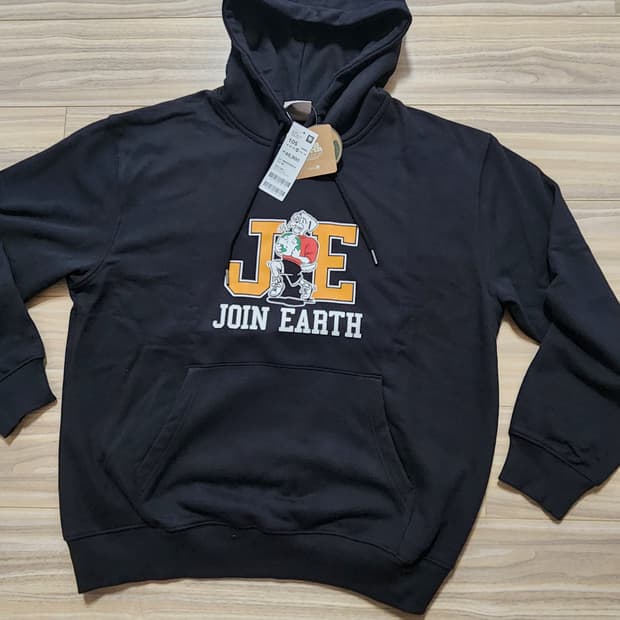 탑텐기모후드티셔츠블랙105