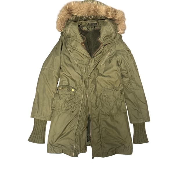 00s Mode Khaki Long Jacket