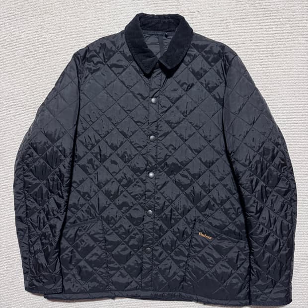 바버 리데스데일 퀄팅 자켓 블랙 XL