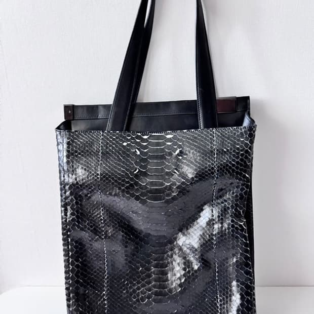 maison martin margiela vero pitone bag