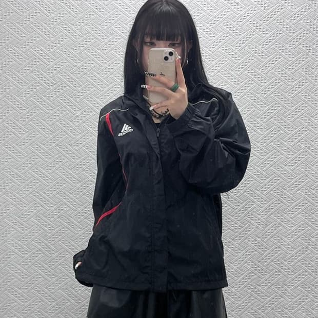 아디다스 올드스쿨 레트로 빈티지 바람막이 자켓 100 C10140