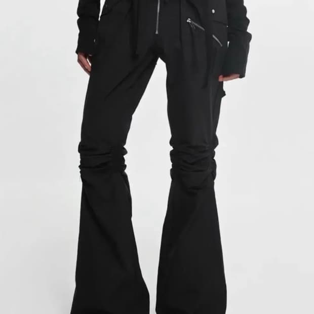 NACHE EXPOSURE ZIP DETAIL PANTS 나체 셔링 팬츠