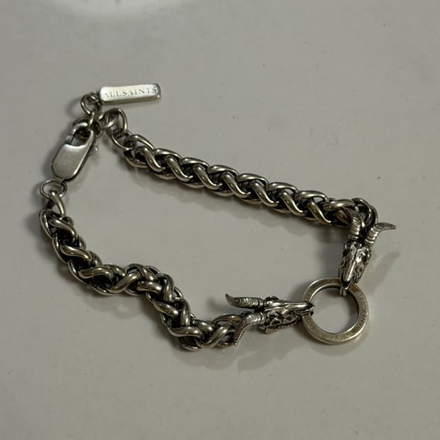 올세인츠 드래곤 체인 스털링 실버 팔찌