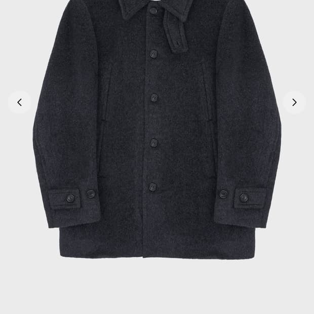 서피스에디션 임파라 하프 코트 차콜 M