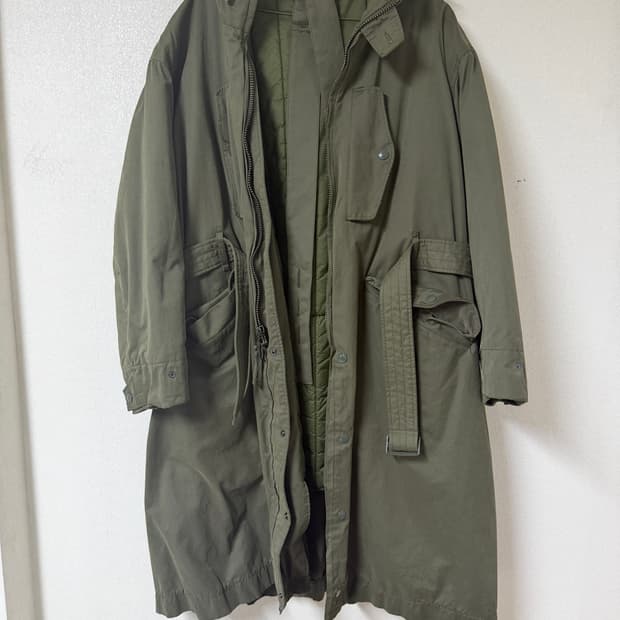 엔지니어드가먼츠 스톰 파카 s 야상 후드  피쉬테일