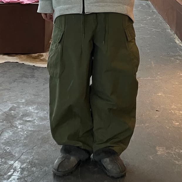 빅유니온 카키 카고팬츠 H1953