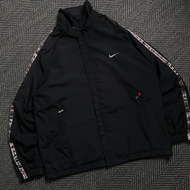 00s 나이키 올드스쿨 사이드라인 바람막이 자켓y 4529