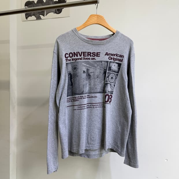 CONVERSE 프린팅 롱슬리브 