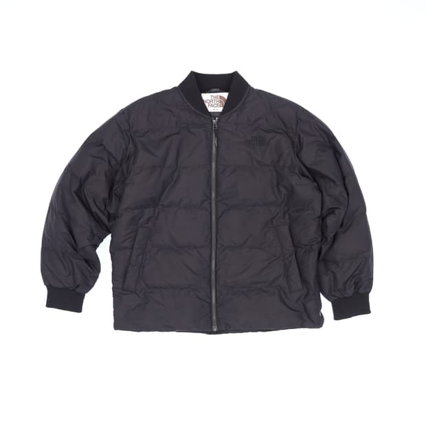 [M] 노스페이스 블랙 봄버 패딩점퍼 자켓 1212H1
