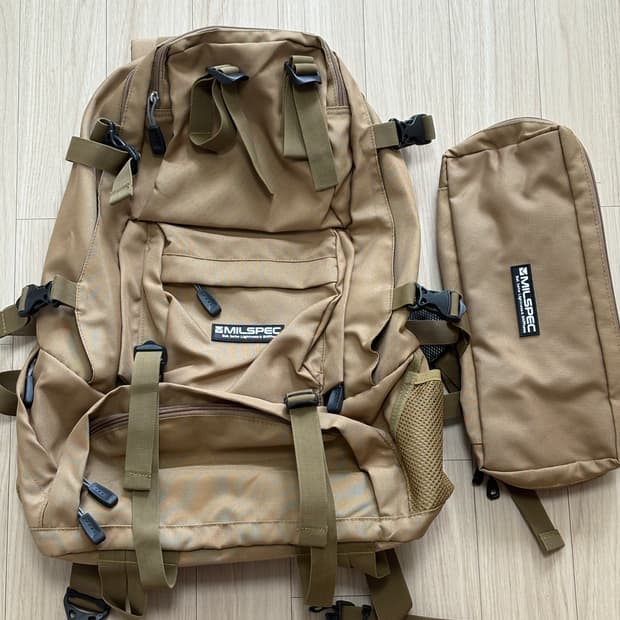 밀스펙 40L 백팩 (여행, 캠핑, 등산)