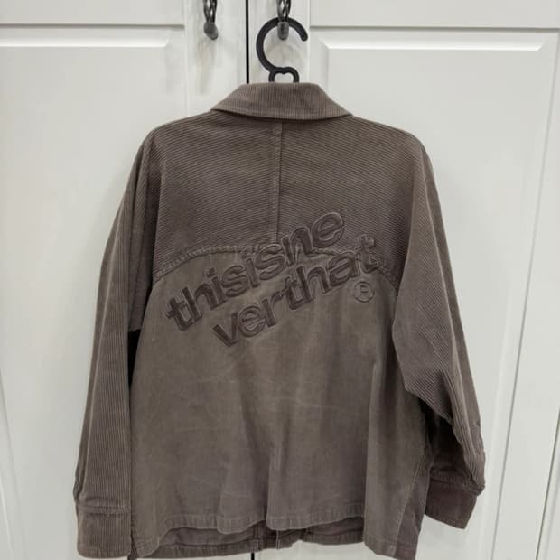 디스이즈네버댓 코듀로이 자켓