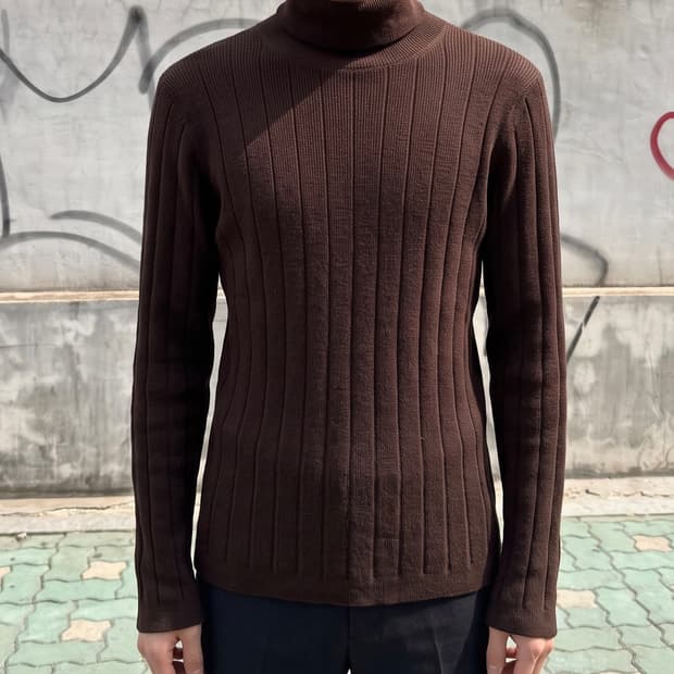 95/ 프라다 1990AW 캐시미어 골지 니트