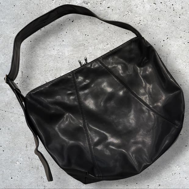 DOFFJAJON 도프제이슨 카우하이드 가죽 숄더백 블랙