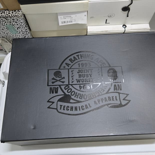 베이프 X 네이버후드 베이프스타 파이톤 블랙 11사이즈(290)