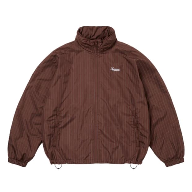 슈프림 리플렉티브 핀스트라이프 트랙 자