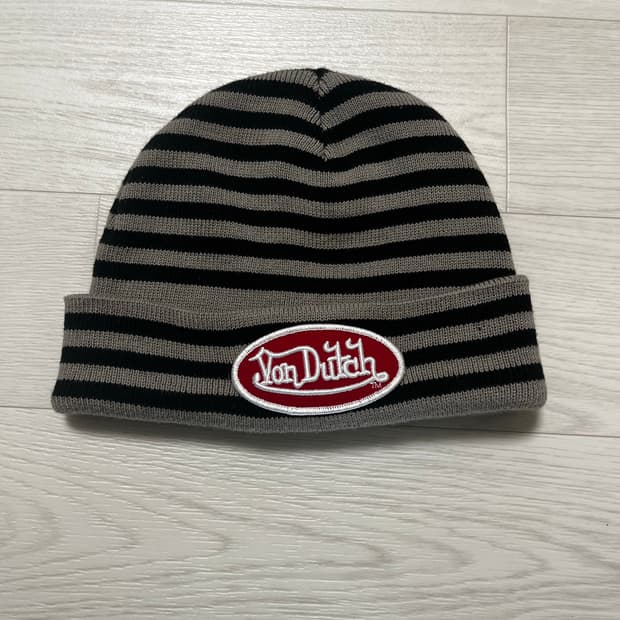 본더치 스트라이프 비니