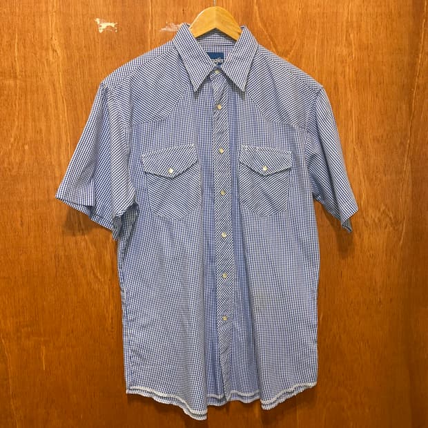 (M) Wrangler 랭글러 웨스턴 반팔 셔츠