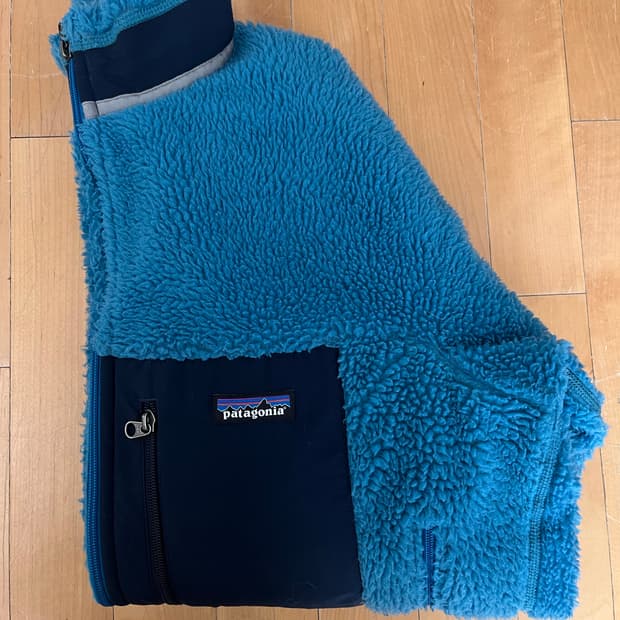 빈티지 파타고니아 플리즈 집업 자켓